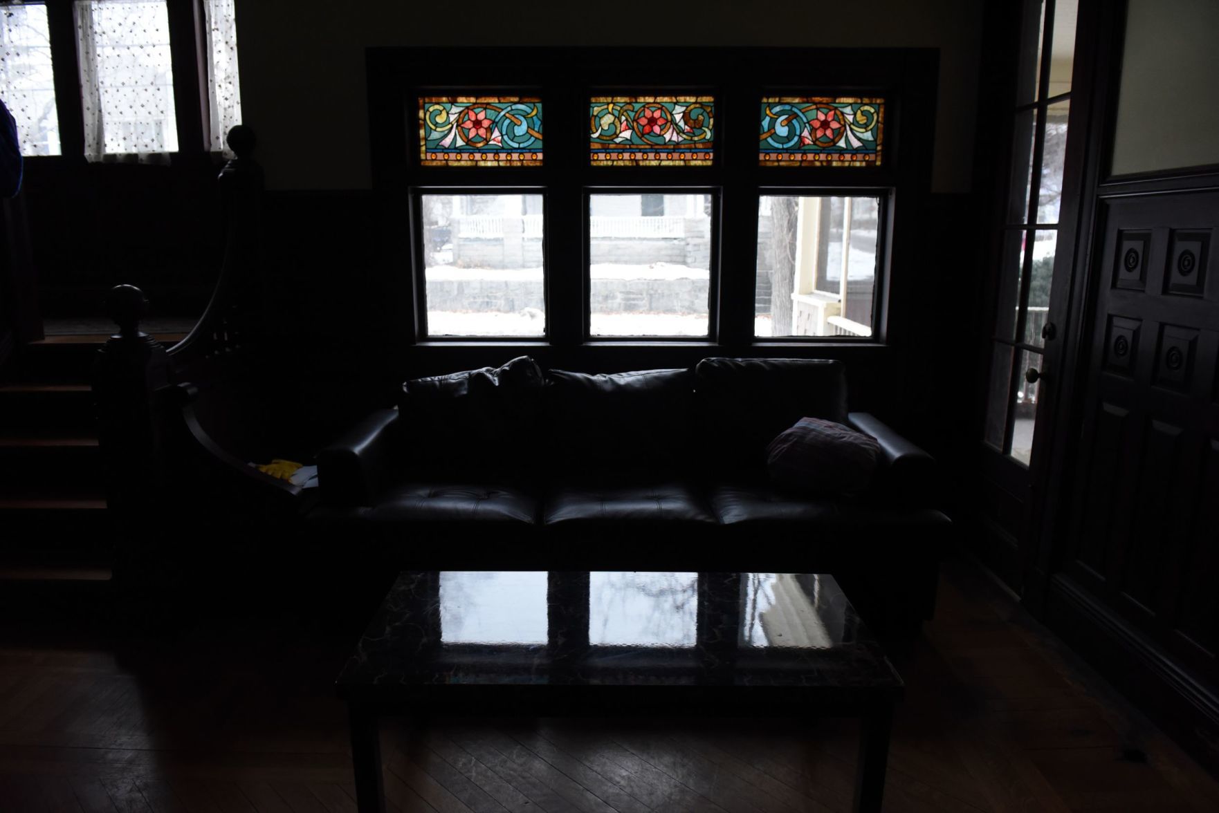 Foyer of Russell Street sober house